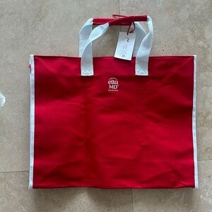 Brand new red tote bag by Elta MD